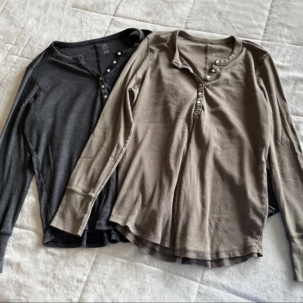 Aerie Real Soft Long-sleeve Shirt Bundle